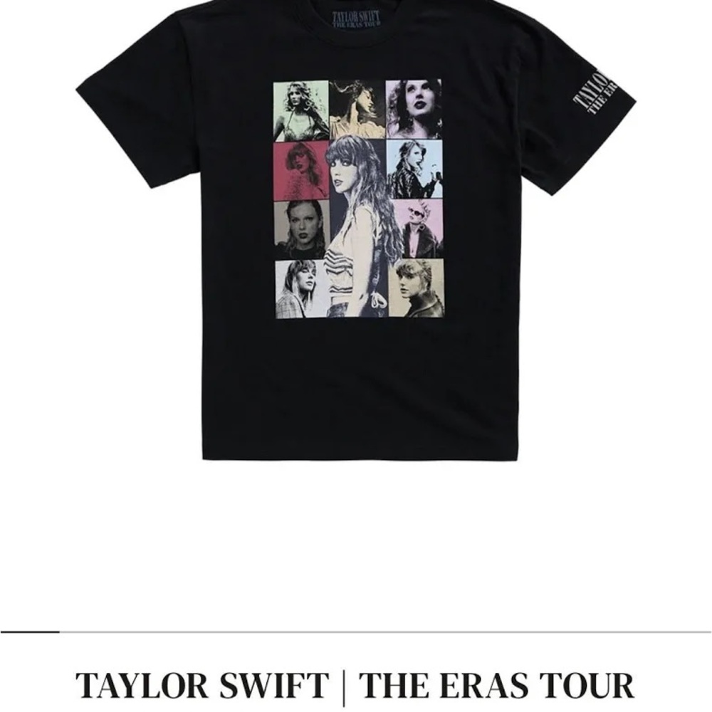Taylor Swift The Eras Tour Charcoal Tee